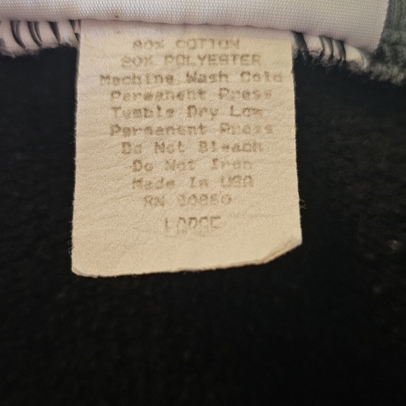 Vintage Wolf Sweatshirt All Over Print Crewneck 90s Wolves large - Picture 4 of 4